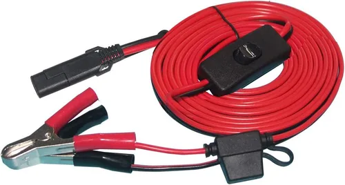 Vista 9 de Paquete de 3: Clip de cocodrilo de batería de 1.5 pies y 12 V a SAE 2 pines, cable de desconexión rápida SAE a cable de abrazadera de batería