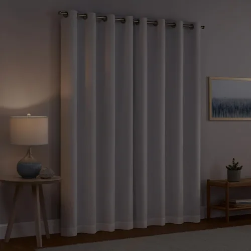Vista 2 de Eclipse Dutchess - Cortinas 100% opacas con ojales, cortinas de ventana con aislamiento térmico para sala de estar, dormitorio o sala de prensa
