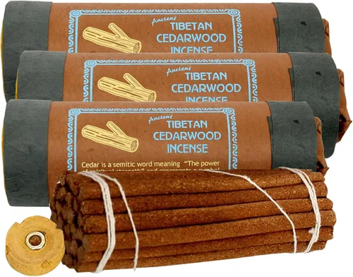 Vista 11 de Incienso tibetano antiguo de madera de agar, para mediación, yoga, oración, medicina aromática, alivio del estrés, calma
