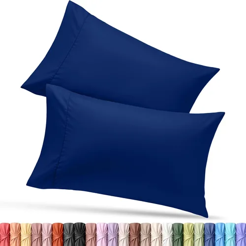Vista 67 de Utopia Bedding - Juego de 2 fundas de almohada tamaño estándar, con cierre de sobre, tela de microfibra cepillada suave, resistentes al encogimiento