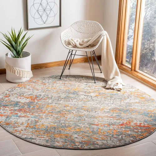 Vista 32 de SAFAVIEH Colección Madison - Alfombra de acento 2'2" x 4', negro y dorado, diseño abstracto moderno, no desprende pelusa y fácil cuidado, ideal
