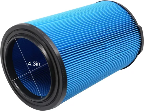 Vista 3 de Paquete de 2 filtros de repuesto VF5000 que se ajustan a aspiradoras húmedas y secas Ridgid de 6-20 galones, filtros de aspiradora plisados de 3