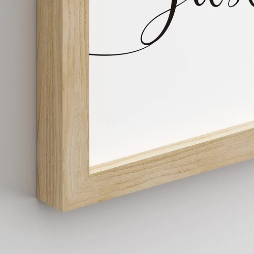 Vista 5 de SIGNWIN Arte de pared motivacional enmarcado con texto en inglés «Just Believe Inhale», juego de 4 ilustraciones artísticas de palabras, impresiones