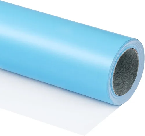 Vista 12 de RUSPEPA Papel de regalo negro de color sólido, mini rollo, para bodas, cumpleaños, fiestas, felicitaciones y vacaciones, 17 pulgadas x 32.8 pies