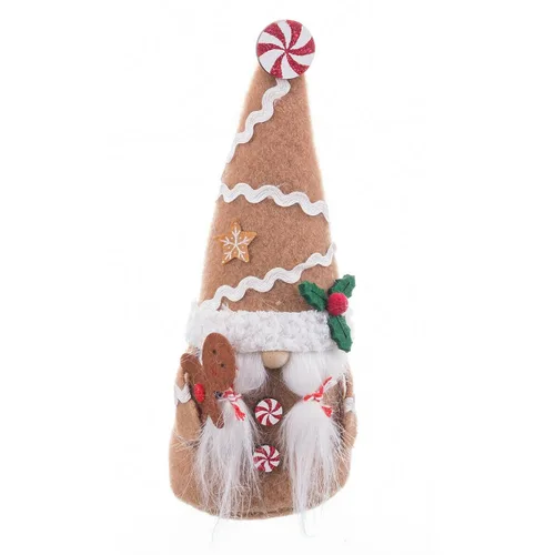 Vista 2 de Adorno Navideño Beige Multicolor Arena Tejido Niña 8 x 6 x 19,5 cm