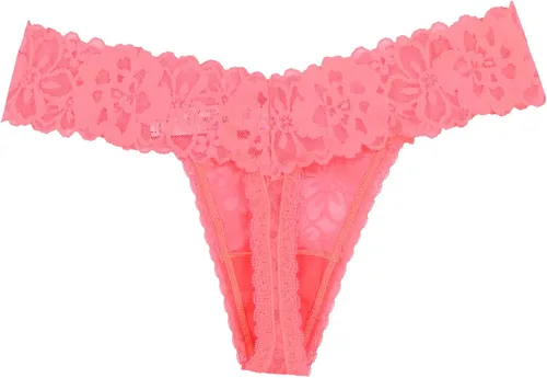 Vista 2 de Victoria's Secret Tanga de encaje con detalle de cordones