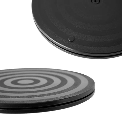 Vista 4 de ZZRANYE Soporte Giratorio Resistente de 8 Pulgadas - Base Lazy Susan Giratoria de 360 Grados con Rodamientos de Bolas de Acero para Base