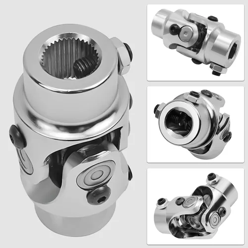 Vista 6 de 3/4-36 Spline X 3/4" DD Universal U Joint Endxedo Chrome Single Dirección Eje U-Joint 35° Grado Ángulo de trabajo máximo