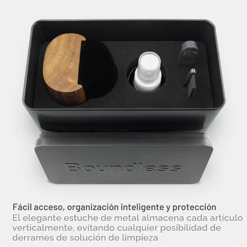 Vista 5 de Boundless Audio Kit de Limpieza de Discos de Vinilo - Kit Limpiador de Vinilo 5 en 1 Incluye Cepillo para Discos, Limpiador de Aguja, Solución