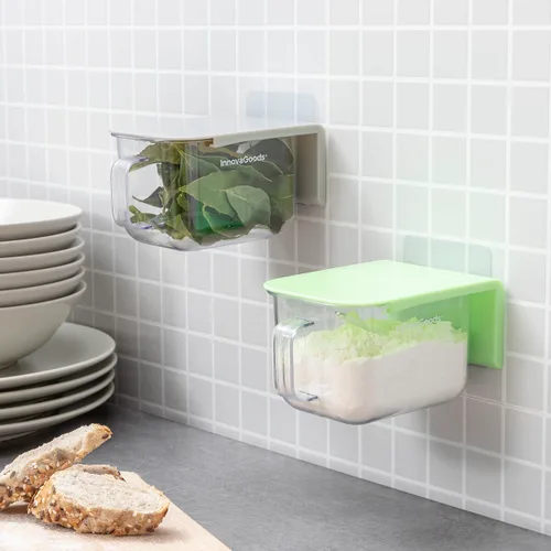 Vista 10 de Recipientes de Cocina Adhesivos Extraíbles Handstore InnovaGoods 2