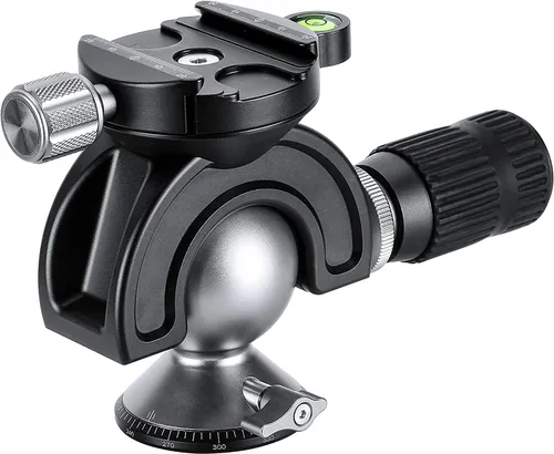 Vista 2 de Leofoto Cabezal de bola MH-35 de 1.378 in, con control de manillar, compatible con arca, ideal para tiro al blanco