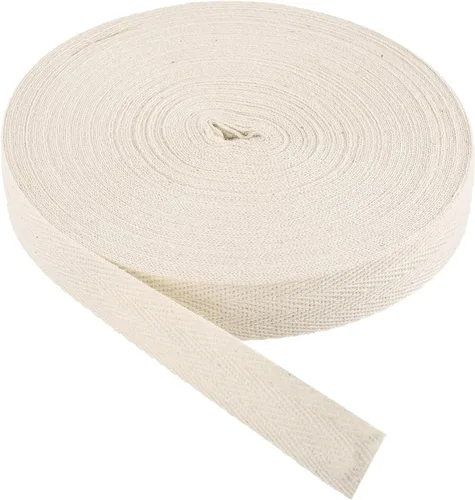 Vista 119 de PATIKIL Cinta de sarga de algodón de 1 pulgada, 50 yardas, cinta de algodón, cinta de encuadernación al bies, cinta de espiga para costura, Verde