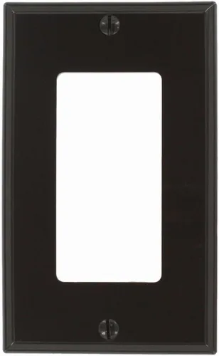 Vista 3 de Leviton Decora/GFCI de dispositivo – 1-Gang decora placas de pared, 80401-NE Negro