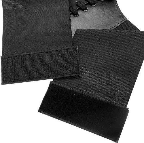 Vista 5 de Ayliss Corsé elástico de banda ancha para mujer, cinturón de cintura para mujer, color negro