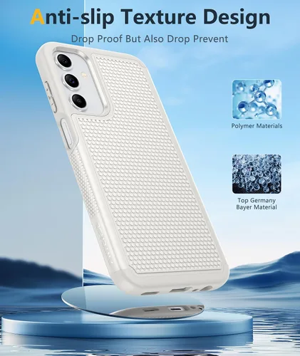 Vista 278 de FNTCASE Funda para iPhone 17 Pro: Fundas delgadas translúcidas de color azul claro compatibles con MagSafe, protección completa de la cámara