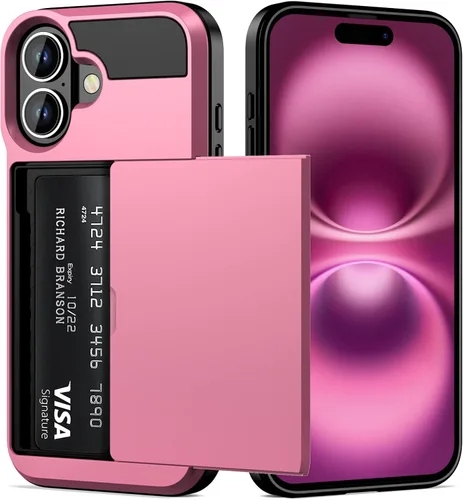 Vista 20 de Vofolen Funda para iPhone 16 con tarjetero y cartera