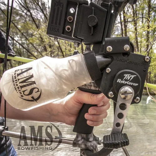 Vista 8 de AMS Bowfishing Retriever TNT Reel - Fabricado en los Estados Unidos