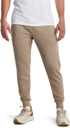 Vista 11 de Under Armour Rival - Pantalones de correr de forro polar para hombre (001) Negro / Blanco