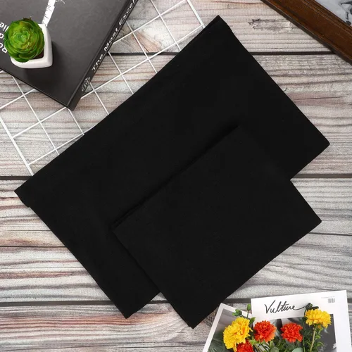 Vista 4 de Juego de 2 sillas de repuesto de lona de director, asiento y respaldo de silla de maquillaje, protector de taburete de lona de algodón para silla