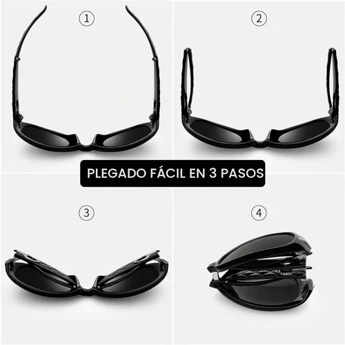 Vista 4 de Joopin Oversized Rectangle Sunglasses UV400 Protection Shades for Women Negro