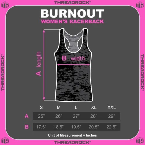 Vista 5 de Threadrock Camiseta sin mangas con diseño de bandera Burnout de Honor Respect para mujer