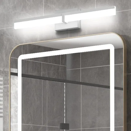 Vista 10 de Tipace Lámparas de baño negras de 24 pulgadas, luces LED modernas sobre espejo (luz blanca, 6000 K)