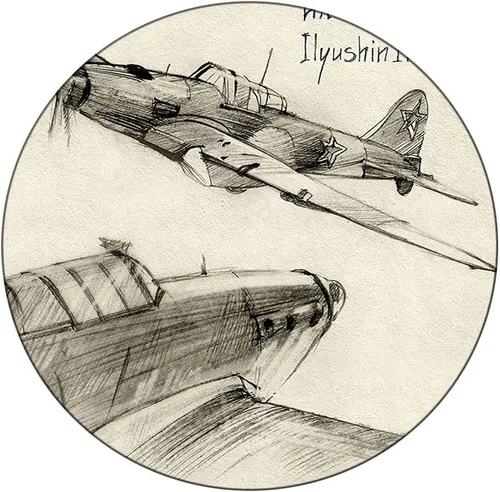Vista 9 de Mantel redondo pequeño, mantel de poliéster lavable para decoración de avión, para la Segunda Guerra Mundial, bombardero pesado, apto para mesas