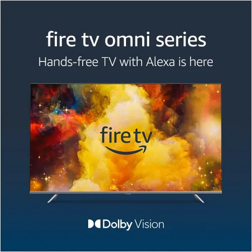 Vista 10 de Televisión inteligente Amazon Fire TV Omni Series de 50" en 4K UHD seminueva, de control a manos libres con Alexa