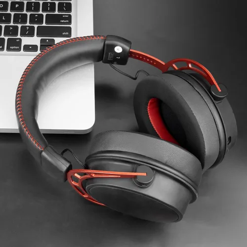 Vista 8 de SOULWIT Almohadillas de Gel de Reemplazo para Auriculares HyperX Cloud 1/2/3/Pro/Core, Cloud Alpha/Flight/Stinger Series, CloudX Stinger/Flight Negro