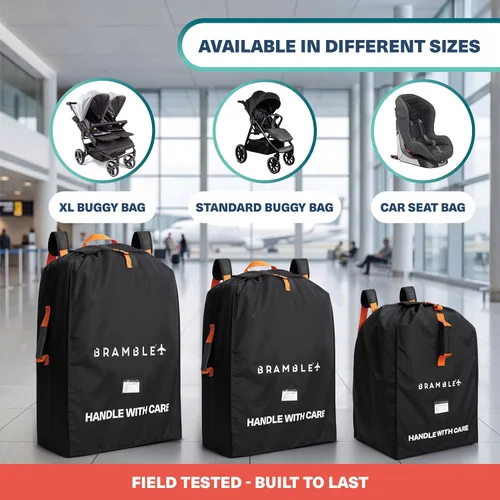 Vista 8 de Bramble - Bolsa de viaje para asiento de automóvil para control de puerta de avión - Bolsa de asiento de automóvil de nailon balístico resistente al