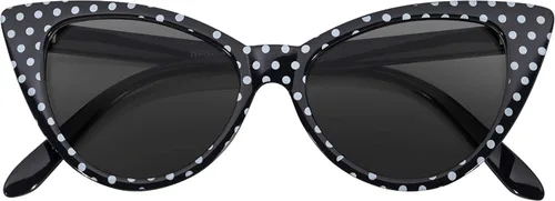 Vista 39 de OWL Gafas de sol Cateye para mujer, diseño retro clásico vintage con alas altas