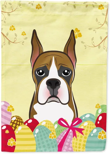 Vista 54 de Caroline's Treasures BB1920CHF - Bandera de caza de huevos de Pascua con diseño de bulldog francés, para casa, gran porche, para colgar en la pared