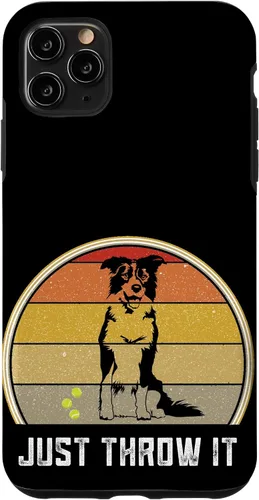 Vista 13 de iPhone 16 Just Throw It Border Collie Women Men Herding Dog Ball Fetch Case