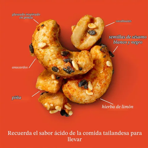 Vista 4 de Sahale Snacks Mezcla glaseada de anacardos tailandeses, 4 onzas (paquete de 6)