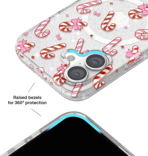Vista 455 de VELVET CAVIAR Funda para iPhone 15, compatible con MagSafe, probada contra caídas de 10 pies, fundas protectoras de diseño, leopardo color rosa