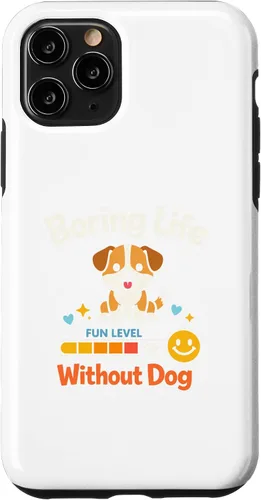 Vista 29 de Boring Life Without Dog Funny for Man Woman Kids Case for iPhone 16