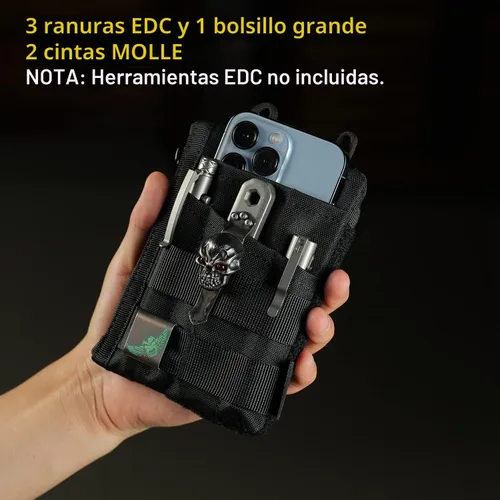 Vista 2 de VIPERADE VE16 - Bolsa EDC para hombre, organizador de bolsillo multiherramienta para equipos EDC