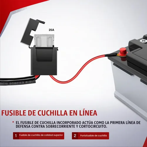 Vista 3 de Nilight 10018W 14AWG Kit de arnés de cableado con conector DT Barra de 12V, interruptor de encendido y apagado, relé de potencia, fusible de hoja