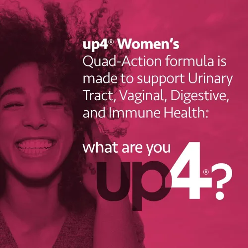 Vista 4 de up4 Suplemento probiótico para mujeres, apoyo vaginal, digestivo e inmunológico, 50 mil millones de UFC garantizados, sin OMG, sin gluten, sin soja