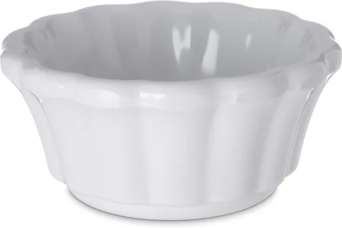 Vista 4 de Carlisle FoodService Products 4394303 Ramequín festoneado de melamina, 2 onzas, negro