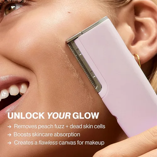 Vista 3 de DERMAFLASH LUXE+ Sonic Dermaplaning Tool for Face Peach Fuzz Removal, Anti-Aging and Exfoliation