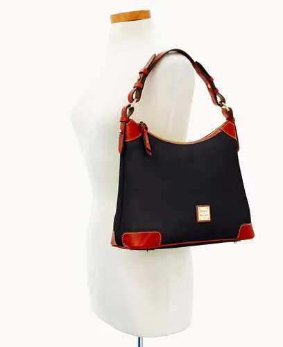 Vista 4 de Dooney & Bourke Bolso, bolso de hombro Hobo de grano de guijarros