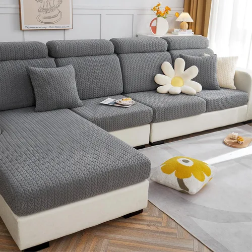 Vista 4 de Fundas para cojines de sofá, fundas de sofá para sofá seccional, fundas de sofá Hero para proteger el sofá, fundas de sofá Soothing Home lavables