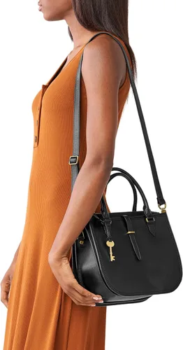 Vista 5 de Fossil Bolsa de cuero Ryder tipo bolso de mano para mujer.