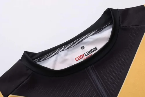 Vista 4 de Red Plume - Camiseta deportiva de compresión para mujer