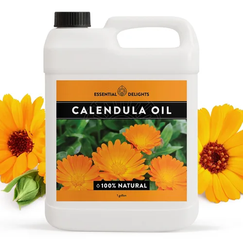 Vista 9 de Aceite de caléndula – Aceite portador de primera calidad Nutritivo para la piel, la cara, el cuerpo, la revitalización del cabello Hidratante