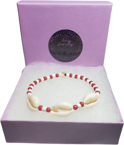 Vista 11 de Sea Shell Santeria Ilde Stretch Unisex Beaded Ifa Bracelet