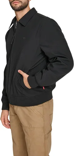Vista 3 de Levi's Men's Men's Lightweight Softshell Varsity Rib Knit Bomber Jacket