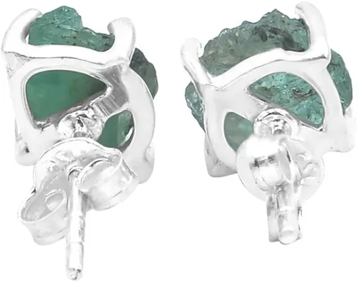 Vista 4 de Starborn Creations - Pendientes de piedra preciosa rugosa
