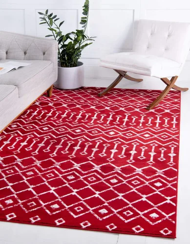 Vista 24 de Unique Loom Enrejado Marroquí Colección Trellis Geométrica Transicional Beige/Marfil Alfombra Área (10 pies 8 pulgadas x 16 pies 5 pulgadas)